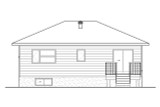 Secondary Image - Modern House Plan - 19731 - Rear Exterior