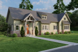Mountain Rustic House Plan - Millcreek Place 20018 - Front Exterior