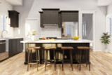 Mountain Rustic House Plan - Millcreek Place 20018 - Kitchen