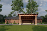 Modern House Plan - Twin Slopes Retreat 14936 - Front Exterior