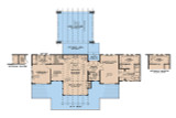 Modern House Plan - Twin Slopes Retreat 14936 - 1st Floor Plan