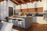 Modern House Plan - Twin Slopes Retreat 14936 - Kitchen