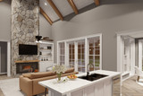 Farmhouse House Plan - Twin Charles Farms 69315 - Kitchen