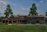 Farmhouse House Plan - Jackson Hole Farms II 21204 - Front Exterior