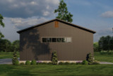 Farmhouse House Plan - Jackson Hole Farms II 21204 - Right Exterior