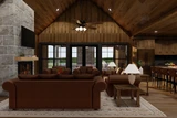 Farmhouse House Plan - Jackson Hole Farms II 21204 - Great Room