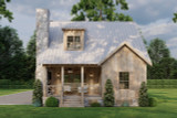 Cottage House Plan - Cedar Creek 75500 - Rear Exterior