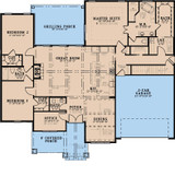 Craftsman House Plan - Sagecreek Place 46414 - 1st Floor Plan