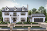 Colonial House Plan - Berry Mills 57242 - Front Exterior