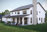 Colonial House Plan - Berry Mills 57242 - Left Exterior