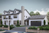 Colonial House Plan - Berry Mills 57242 - Right Exterior