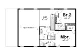 Colonial House Plan - Barkersville 32199 - 2nd Floor Plan