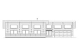 Contemporary House Plan - Forest View Cabin 91407 - Front Exterior
