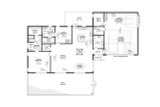 Contemporary House Plan - Forest View Cabin 91407 - 1st Floor Plan