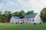 Country House Plan - Brooke 54844 - Front Exterior