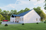 Country House Plan - Brooke 54844 - Right Exterior