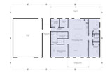 Country House Plan - Brooke 54844 - 1st Floor Plan