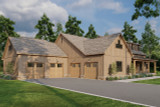 Mountain Rustic House Plan - Misty Mountain Retreat 27439 - Front Exterior