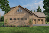Mountain Rustic House Plan - Misty Mountain Retreat 27439 - Left Exterior