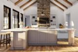 Mountain Rustic House Plan - Misty Mountain Retreat 27439 - Kitchen