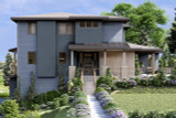 Contemporary House Plan - Susitna 32702 - Front Exterior