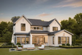 Farmhouse House Plan - Lewiston 88010 - Rear Exterior