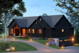 Modern House Plan - Center Hill Lake View 76497 - Front Exterior