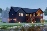 Modern House Plan - Center Hill Lake View 76497 - Rear Exterior