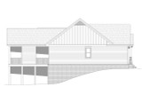Modern House Plan - Center Hill Lake View 76497 - Left Exterior