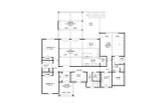 Modern House Plan - Center Hill Lake View 76497 - 1st Floor Plan