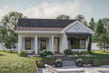Cottage House Plan - Spring Rose 58440 - Front Exterior