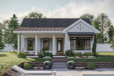 Cottage House Plan - Spring Rose 58440 - Front Exterior