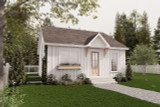Cottage House Plan - The Bunting 2 65450 - Front Exterior