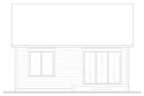 Cottage House Plan - The Bunting 2 65450 - Rear Exterior