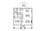 Bungalow House Plan - 39807 - 1st Floor Plan