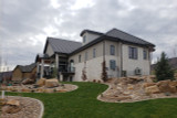 Mountain Rustic House Plan - Chatwin Midway 52856 - Left Exterior