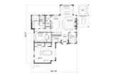 French Country House Plan - Simone 51851 - 1st Floor Plan