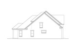 French Country House Plan - 90283 - Left Exterior