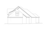 French Country House Plan - 90283 - Right Exterior