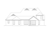 French Country House Plan - 68527 - Rear Exterior