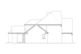 French Country House Plan - 68527 - Left Exterior
