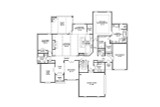 French Country House Plan - 68527 - 1st Floor Plan