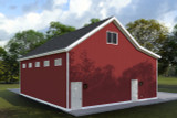 Farmhouse House Plan - Robinson Garage 53947 - Front Exterior