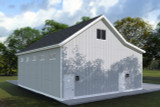Farmhouse House Plan - Robinson Garage 53947 - Front Exterior