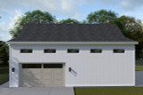 Farmhouse House Plan - Robinson Garage 53947 - Right Exterior