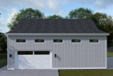 Farmhouse House Plan - Robinson Garage 53947 - Right Exterior