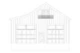 Farmhouse House Plan - Robinson Garage 53947 - Rear Exterior