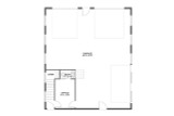 Farmhouse House Plan - Robinson Garage 53947 - 1st Floor Plan