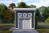 Modern House Plan - Scribner Garage 22775 - Front Exterior