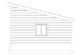 Modern House Plan - Scribner Garage 22775 - Right Exterior